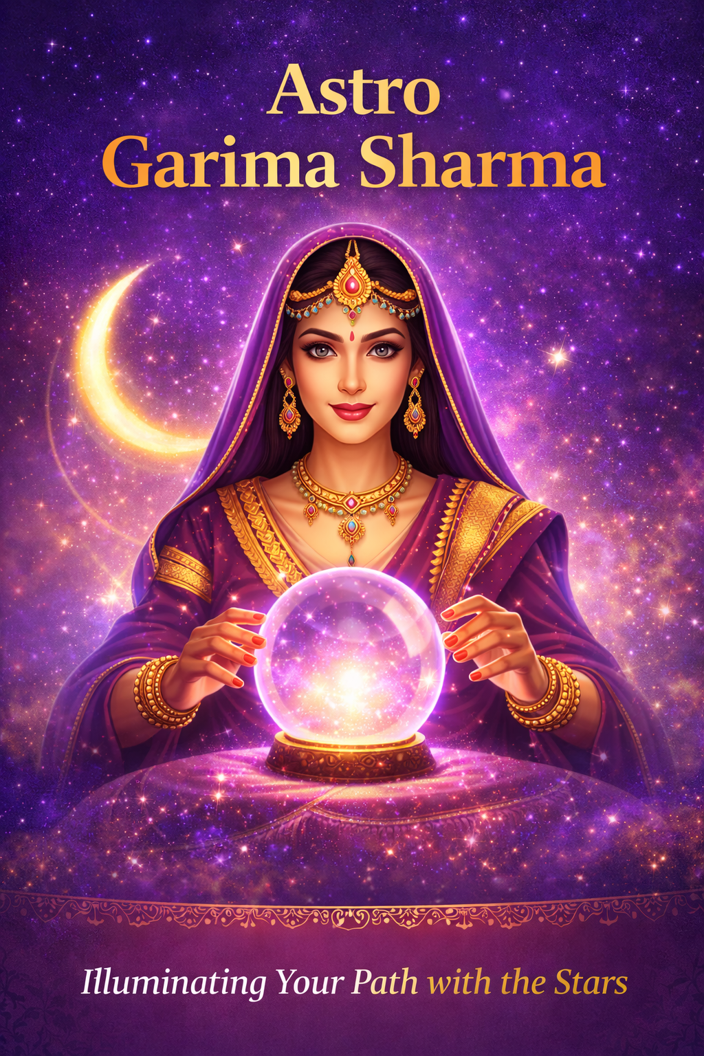 Screenshot of Astro Garima Sharma website