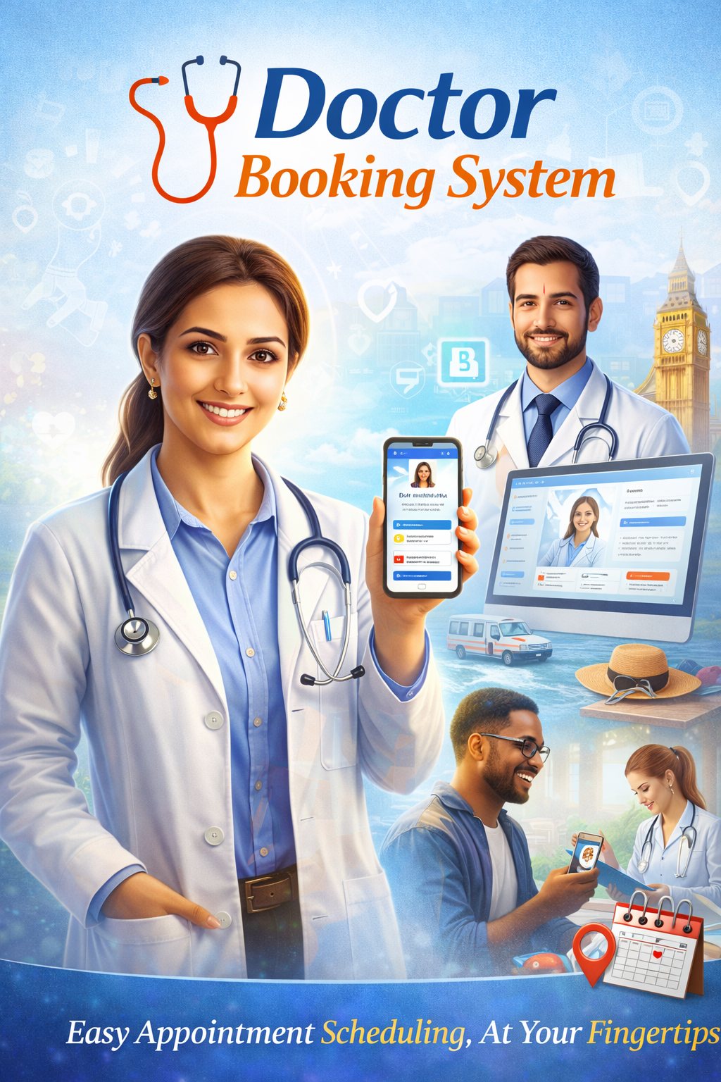 Doctor Booking System web application screenshot