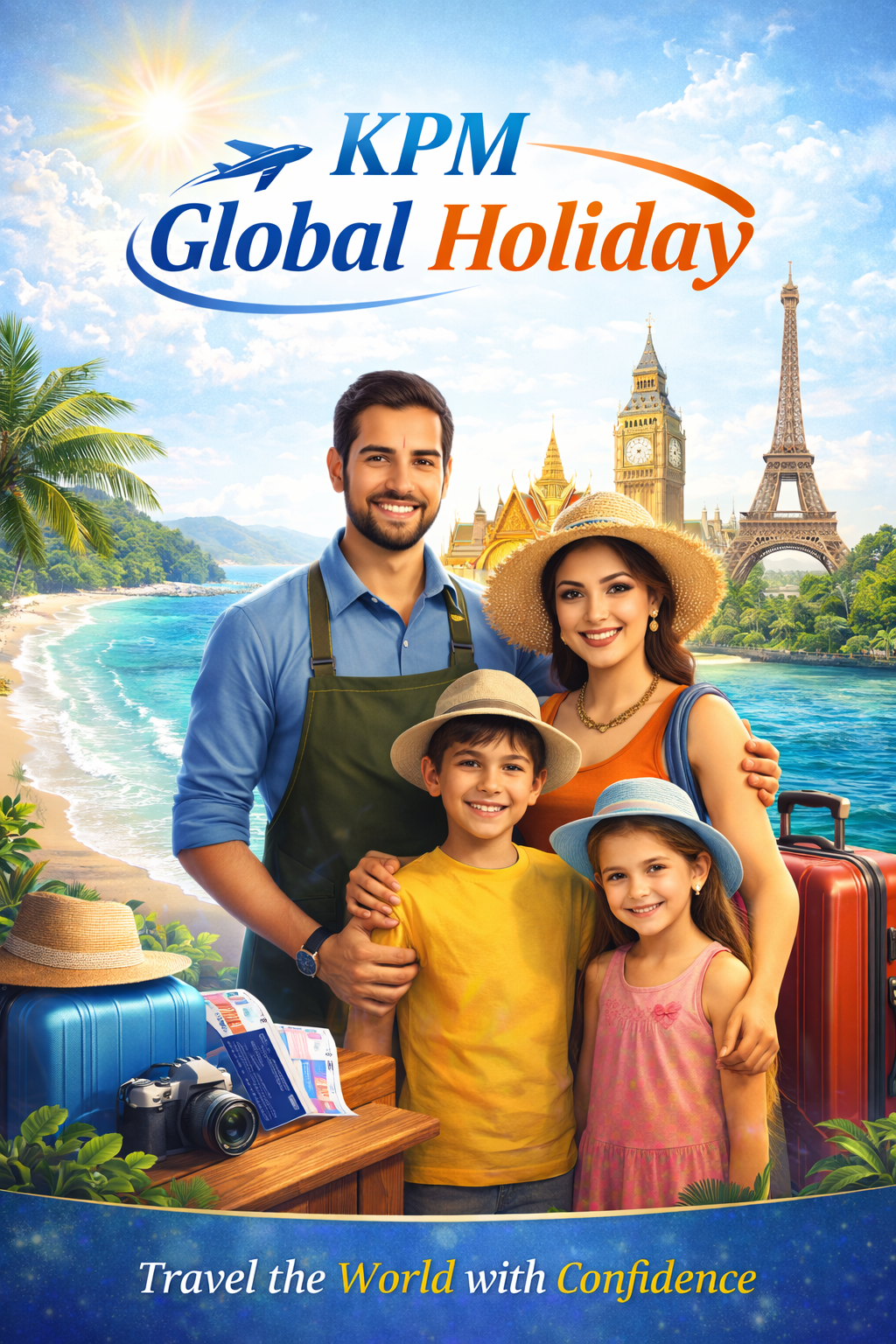 Screenshot of KPM Global Holiday website